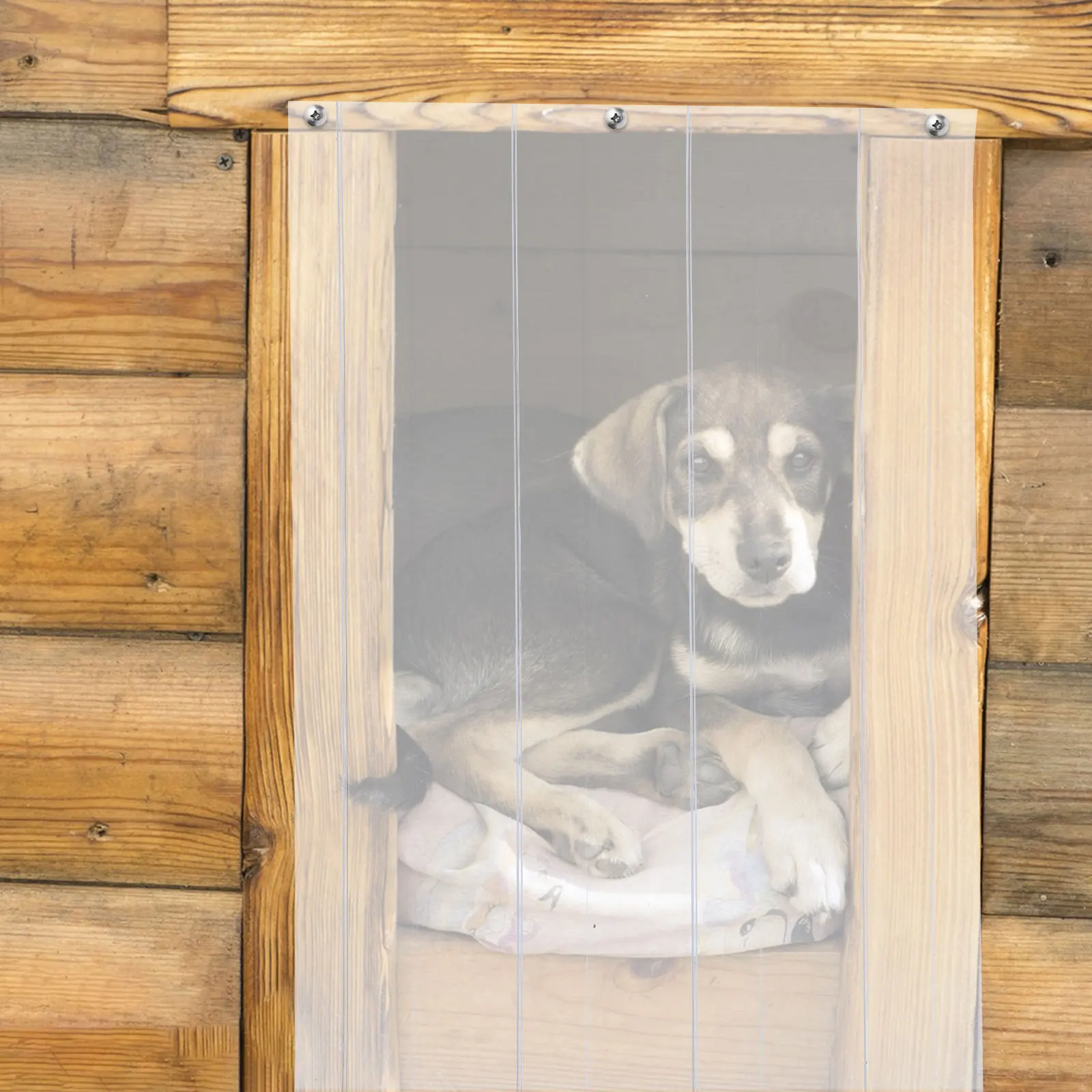 

Pvc Dog Door Flap Clear Plastic Strip Curtain For Pet Door Replacement Easy To Clean Waterproof Insulation For