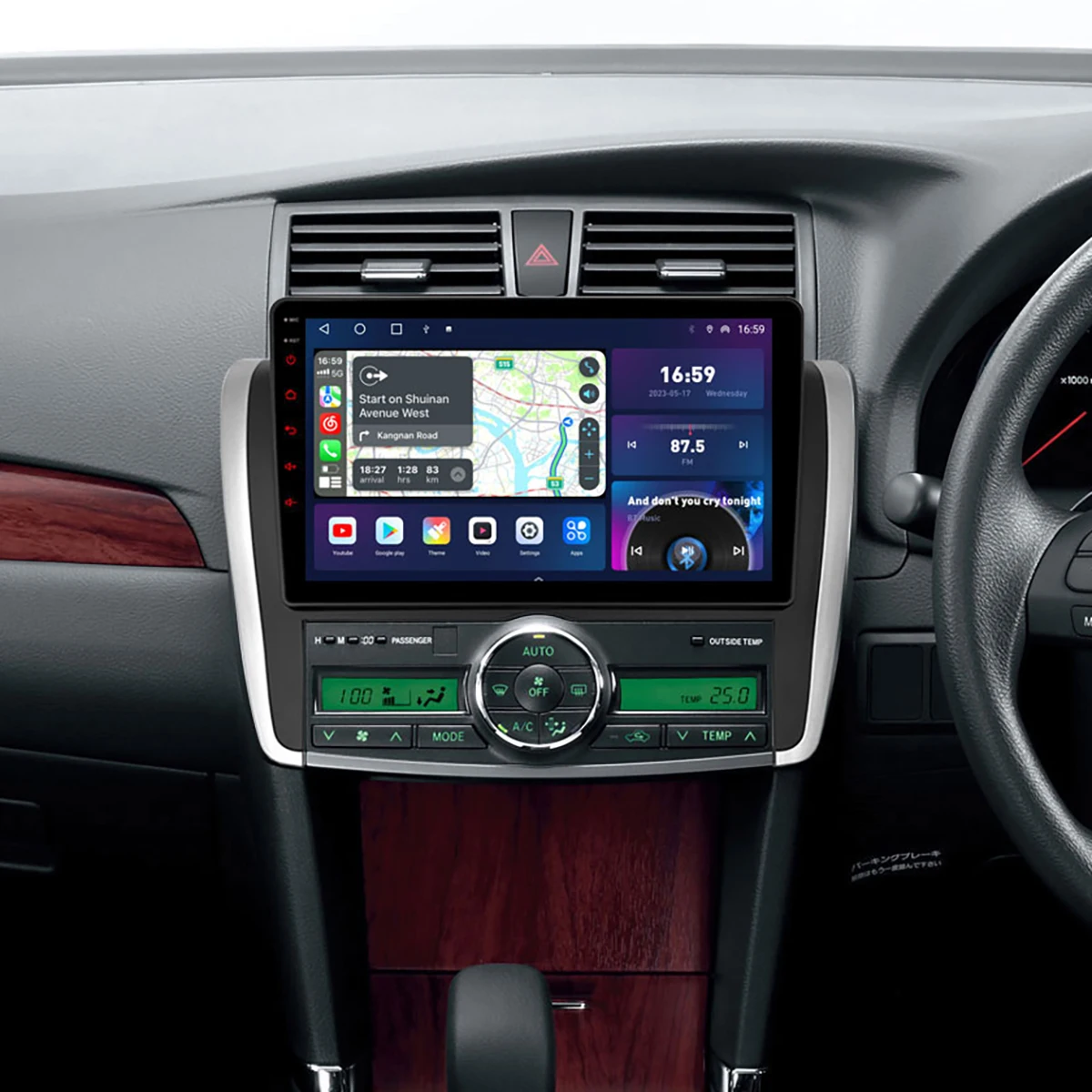 

Автомагнитола 2DIN Android 14, мультимедийный плеер Carplay, Автомобильная GPS-навигация, DSP, без DVD, для Subaru Outback 3 Legacy 4 2003 2004-2009