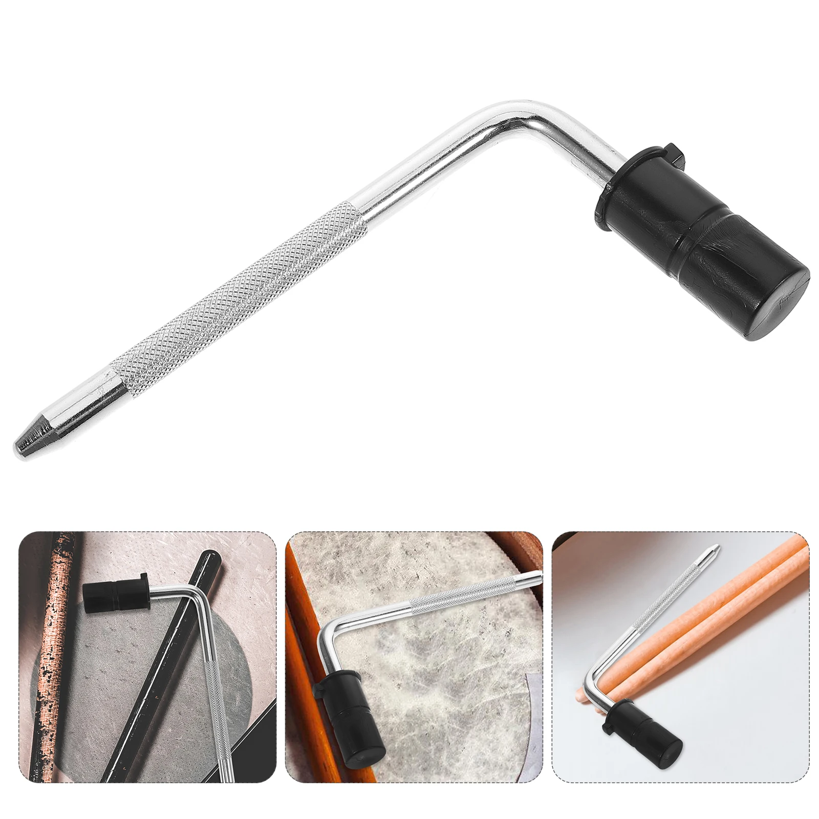 

Sturdy Metal Electronic Rack L-Rod Adjustable Support For Drum Pads Percussion Mount Compatible With Various Brands Lightweight