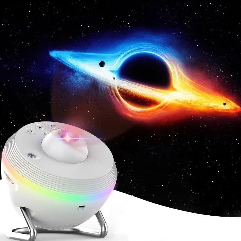 

Новый улучшенный смарт-проектор «Галактика» 5-го поколения, проектор «Метеор и Галактика» с 360-градусным светодиодным освещением