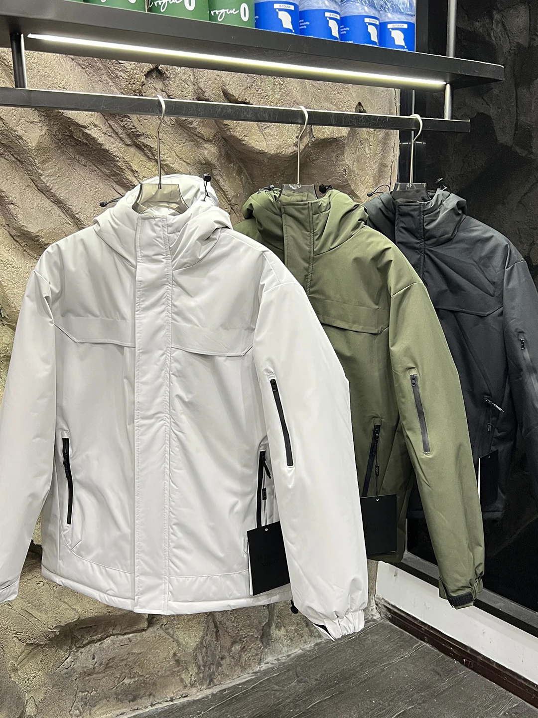 في الهواء الطلق Thiened القطن Jaet الرجال مقنعين الدفء معطف الشتاء العصرية طويلة Sve الوقوف صالح الشباب ular لباس غير رسمي #5