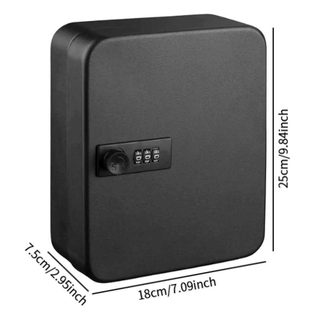 Combination Lock Keys Cabinet Key Lock Box Key Holder Lockbox Key Storage Box for Valet Services