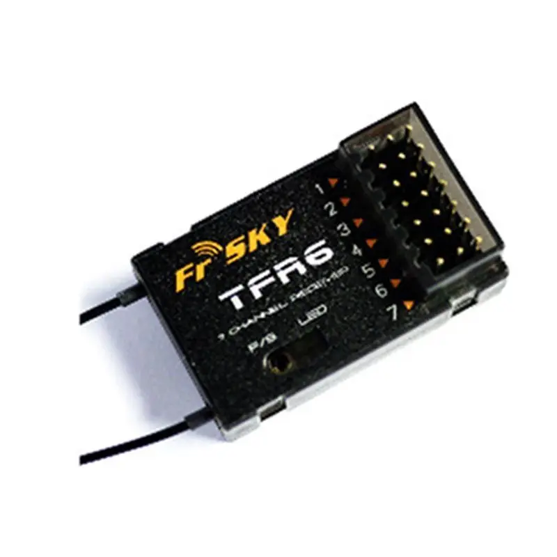 Frsky TFR6 Receiver For Enhanced RC Experience For Futaba 7-Channel FASST Remote Control Receiver Standard Model