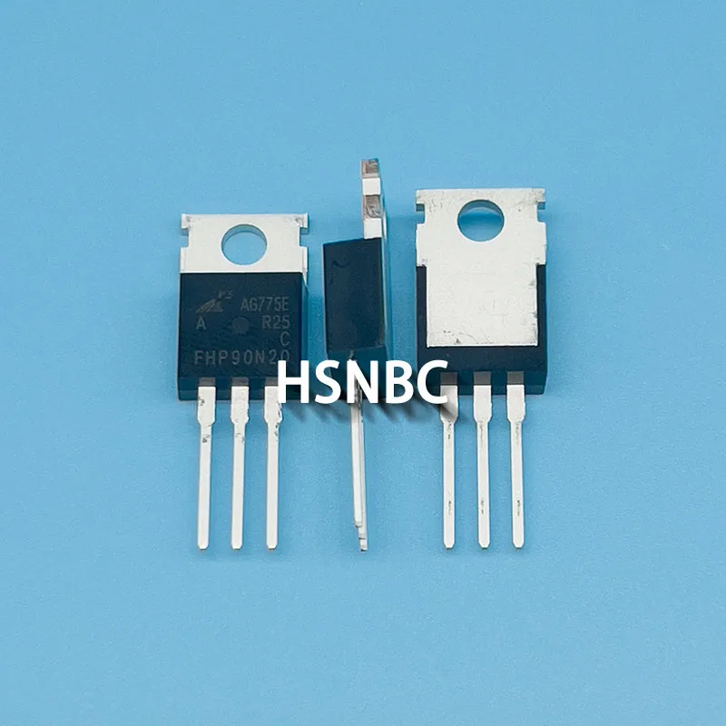 10Pcs/Lot FHP90N20 90N20 FHP90N20A TO-220 200V 90A MOSFET N-channel Power Transistor 100% New Original