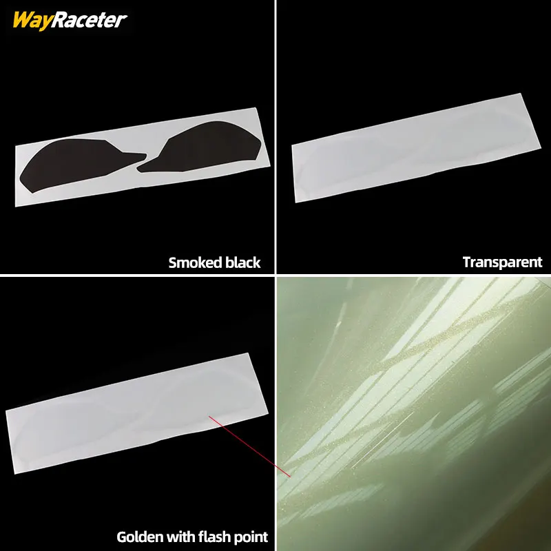2 Pcs Car Headlight Protective Film Transparent Smoked Black TPU Sticker For BMW M2 G87 2023 2024 2025 M Performance Accessories