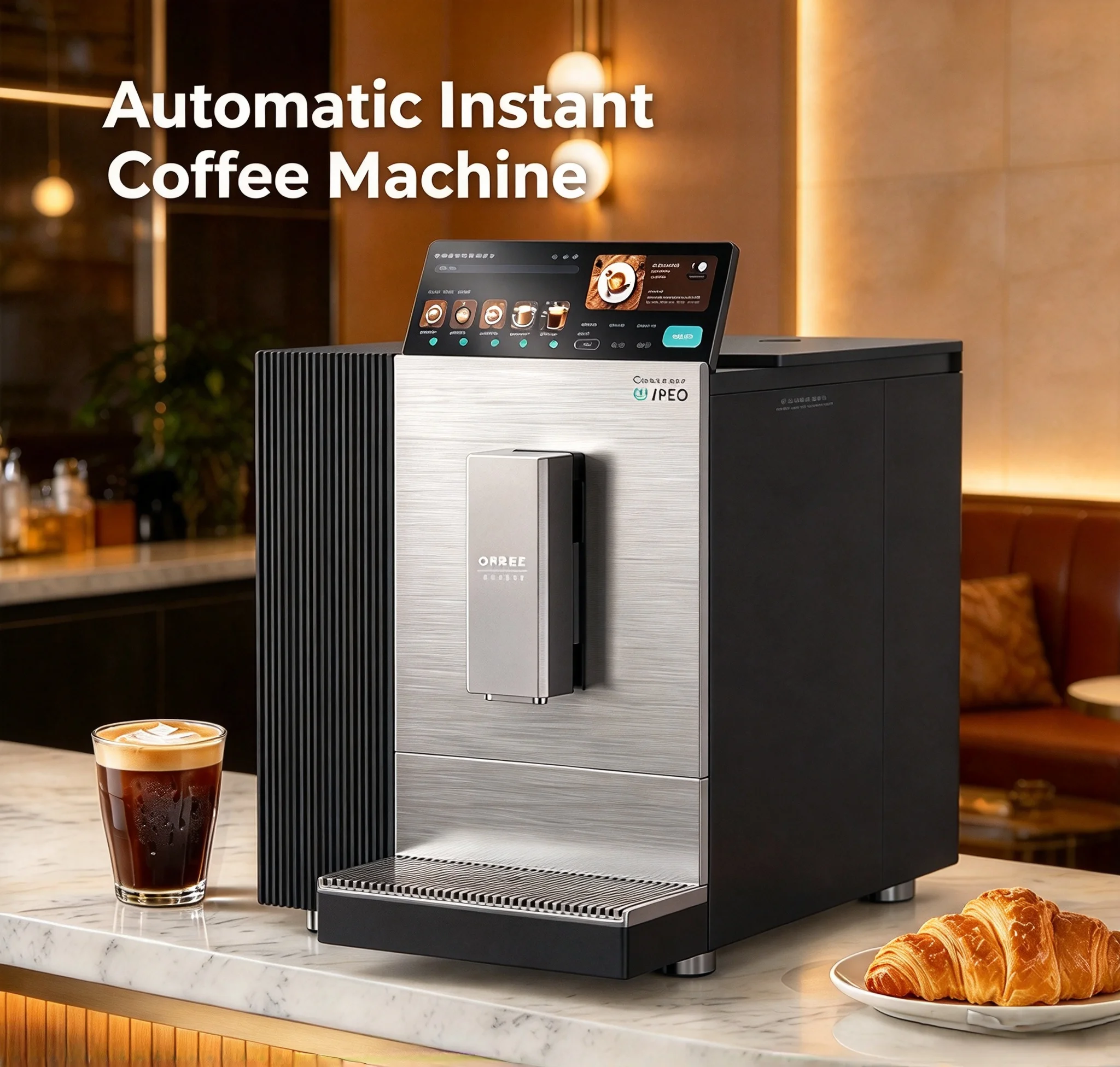 Direct Order Automatic Instant Iced Coffee Machine, Capable of Instantly Cooling Hot Coffee, 1.8L Water Tank