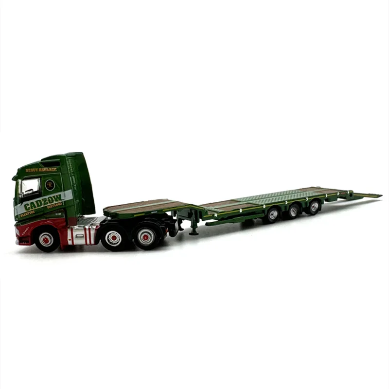 1:148 Scale Diecast Alloy Green FH4 Truck Trailer Toys Cars Model Classic Adult Souvenir Gifts Static Display Desktop Decoration