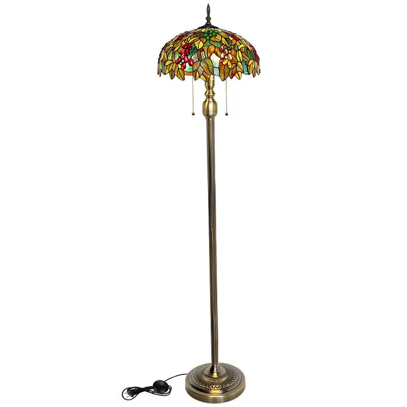 American Retro Led Floor Lamps For Home Decoration Living Room Sofas Bedside Hotels Restaurants Villas Vertical Floor Lamps