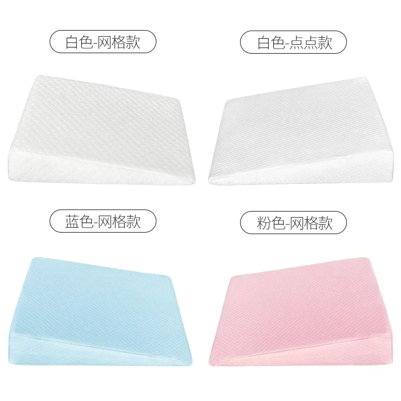 Baby Kawaii Prevent Spit Milk Slope Cushion Pillow Newborn Memory Side Feed Choke Breathable Anti-skidding Infant Accessories