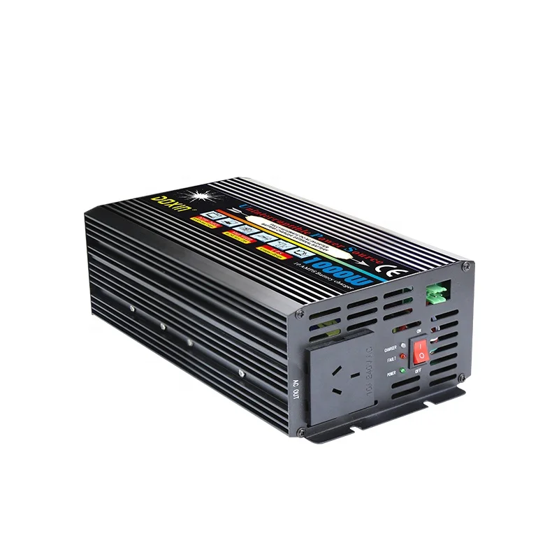 Doxin dc 12v 24v to ac 110v 220v 1000w 1200w 1500w ups power inverter with charger for Elevator