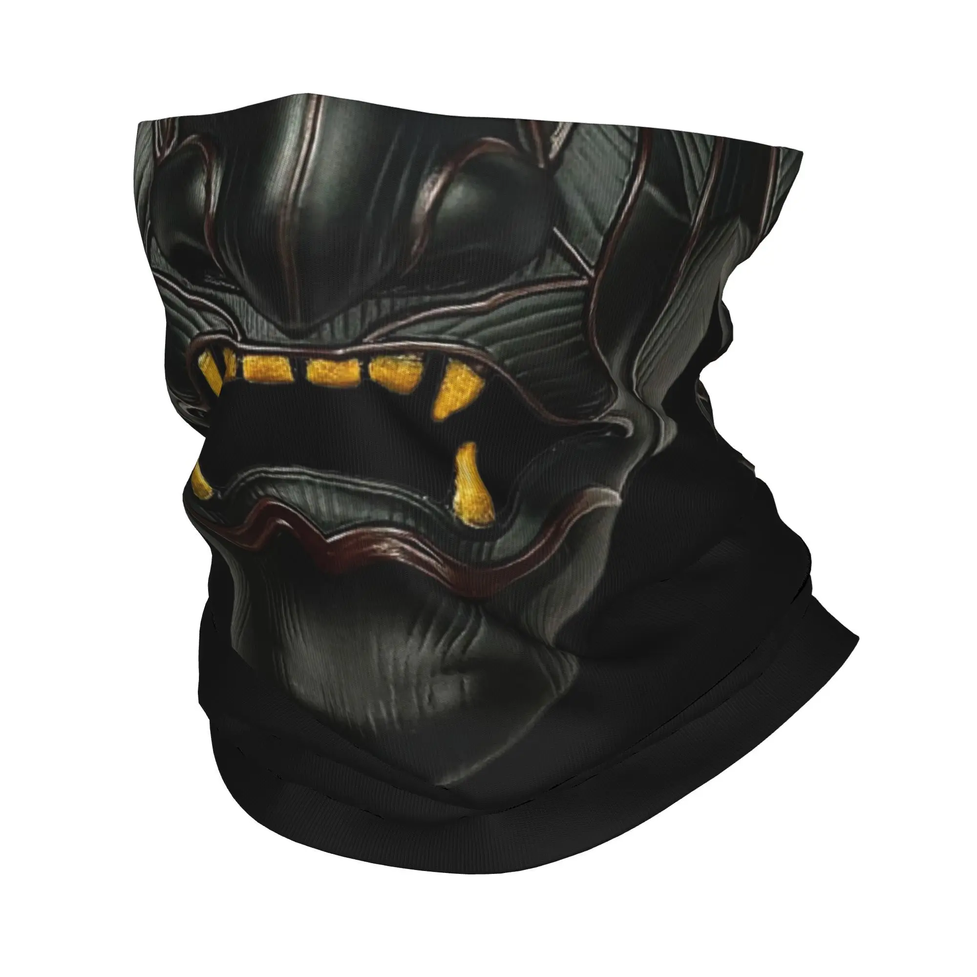 

Oni Dark Samurai Hannya Japanese Demon Yokai Grillz Bandana Neck Gaiter Face Scarf Cycling Scarf Outdoor Sports For Men Women
