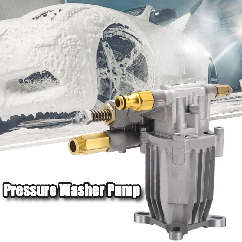 3000PSI 2.4GPM High Pressure Washer Pump Piston Pump 3/4 Inch Gasoline Powered High Pressure Power Washer Car Wash Pump