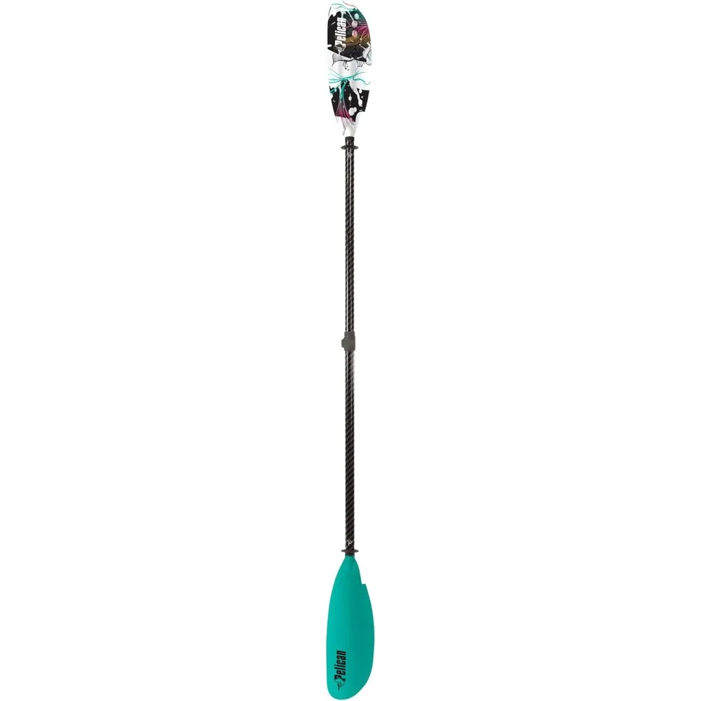 Symbiosa Kayak Paddle - Adjustable Fiberglass Shaft with Nylon Blades - Lightweight - 90.5in 240cm to 98.5in 250cm