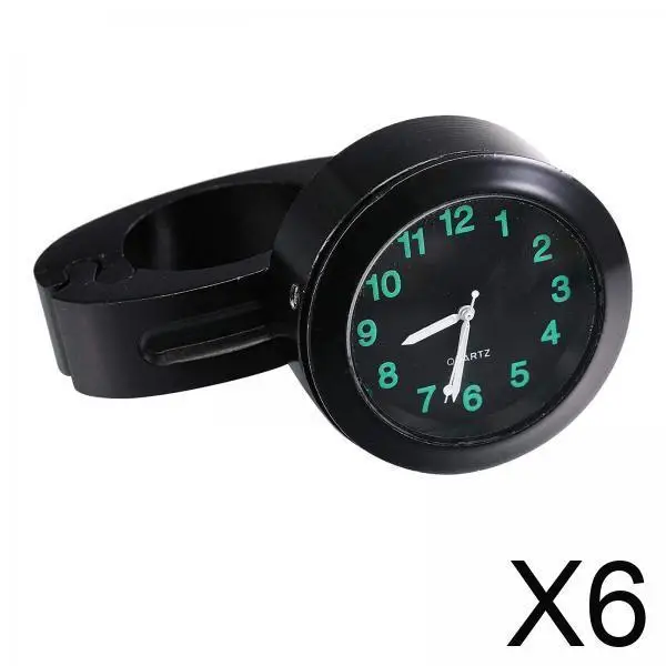 

Aluminum Handlebar Clock Watch Waterproof Mount for Motorcycle Bike Glow Face Bar Compatible with 22mm Handlebars