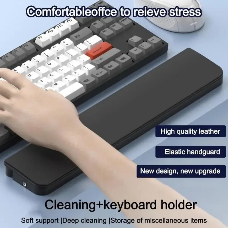 

Multifunctional Soft Foam Wrist Rest Pad Cleaning Tools Office Work Game Pad Headset Brush Cleaner Kit Keyboard Wrist Rest Pad