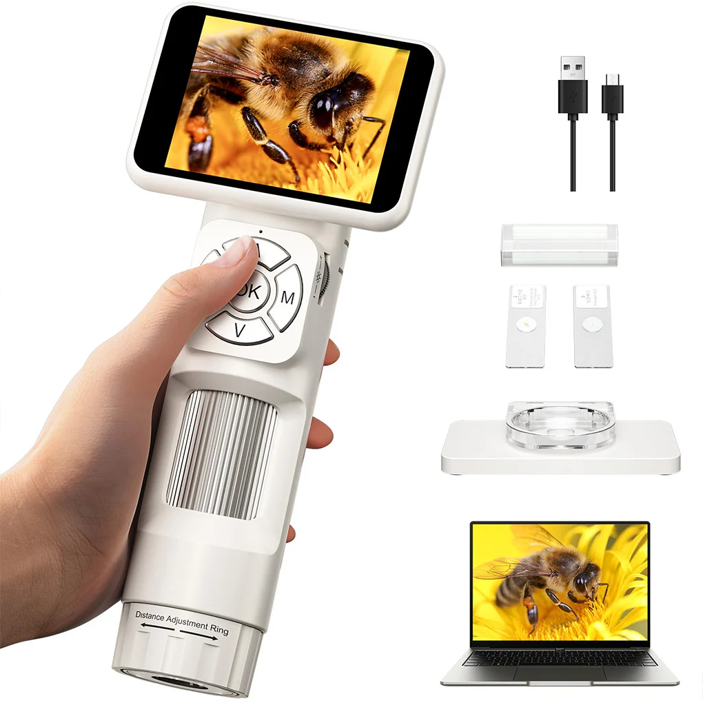 

2,8 ''экран HD портативный цифровой микроскоп детские научные игрушки фото и видео 1080P ЖК-микроскоп 50X-300X для детей