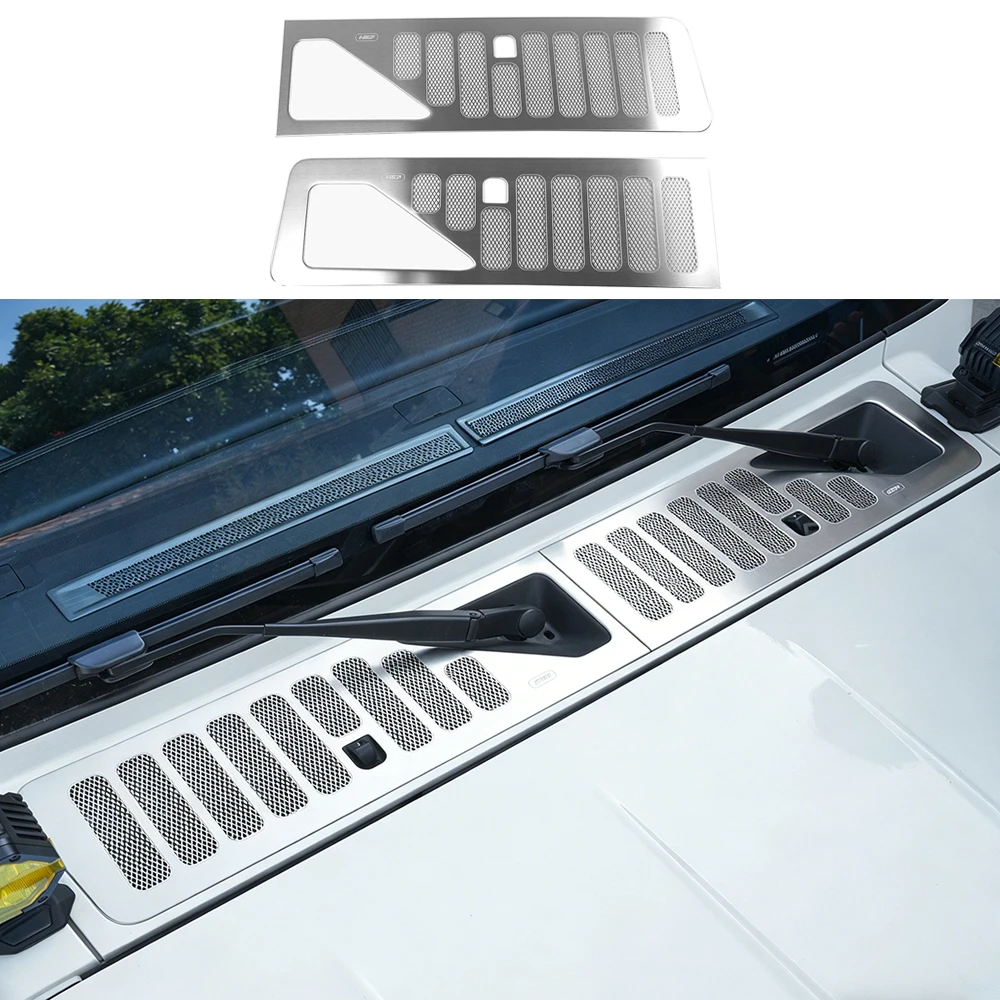 

Front Hood Air Vent Cover Wiper Cowl Drainage Channel Grille Guard for BAIC 212 T01 Insect Proof Mesh Trim Modification Parts