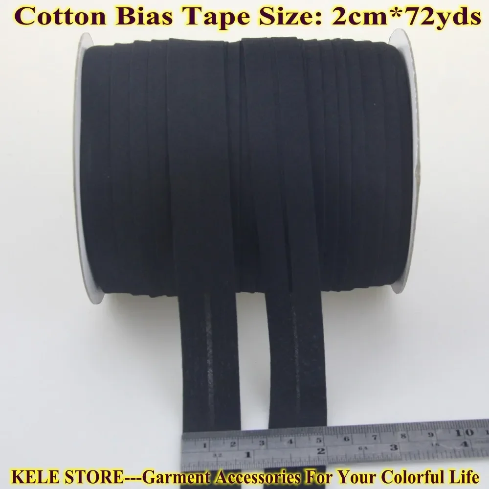 100% Cotton Bias Tape, Bias Binding Tape Size: 20mm, Width:3/4\