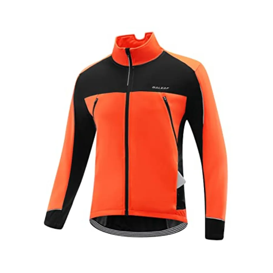 

baleaf Men's Winter Jacket Windproof Softshell Thermal Warm Pockets Cycling Running Mountain Biking Cold Weather Gear