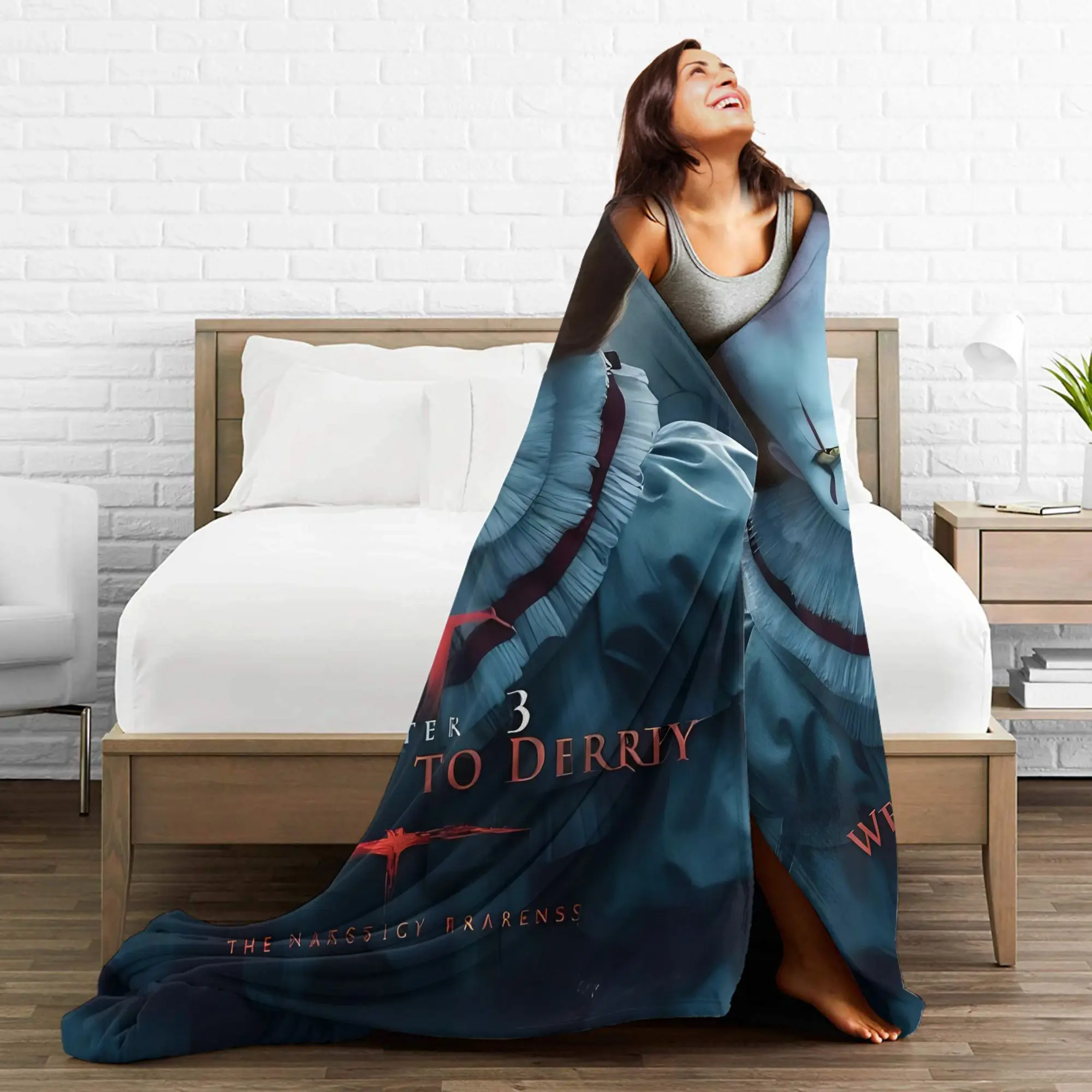 تكنولوجيا المعلومات مرحبا بكم في ديري 2025 المسلسلات التلفزيونية الجديدة بطانيات الفيلم الكلاسيكي سوبر لينة الفراش يلقي الشتاء الفتيات الفتيان الأريكة كرسي المفرش