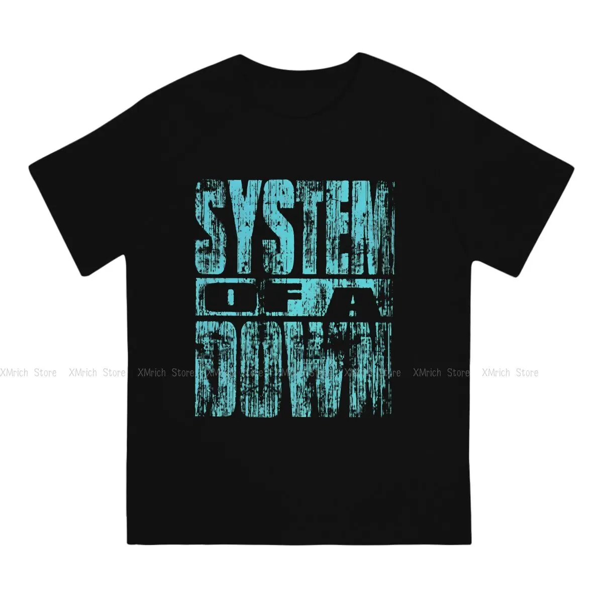 Leisure Awesome T-Shirts Men Crewneck Pure Cotton T Shirt System Of A Down Short Sleeve Tee Shirt Graphic Printed Tops