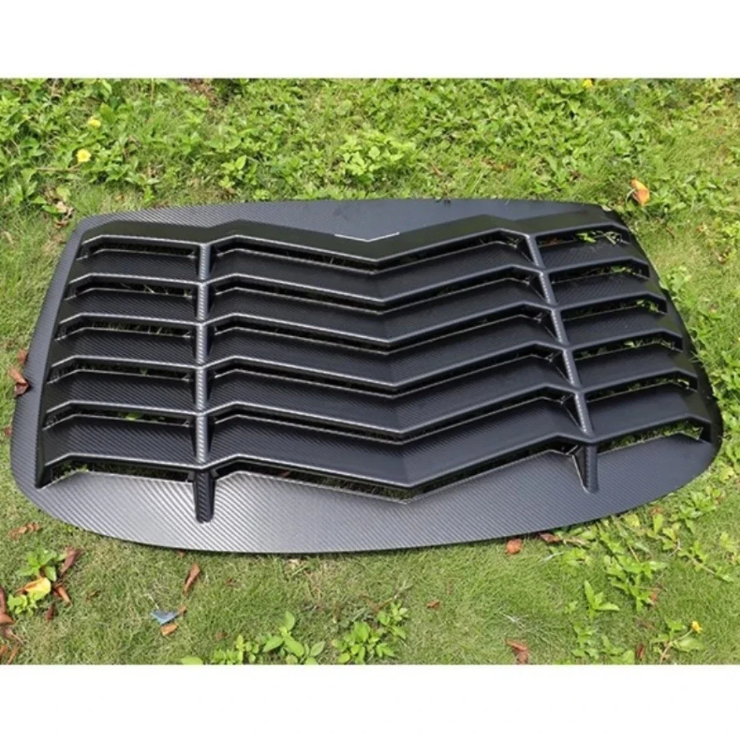 

Body Kit Carbon Fiber black rear Louver car window blind for Alfa Gulia surround Auto Accessories
