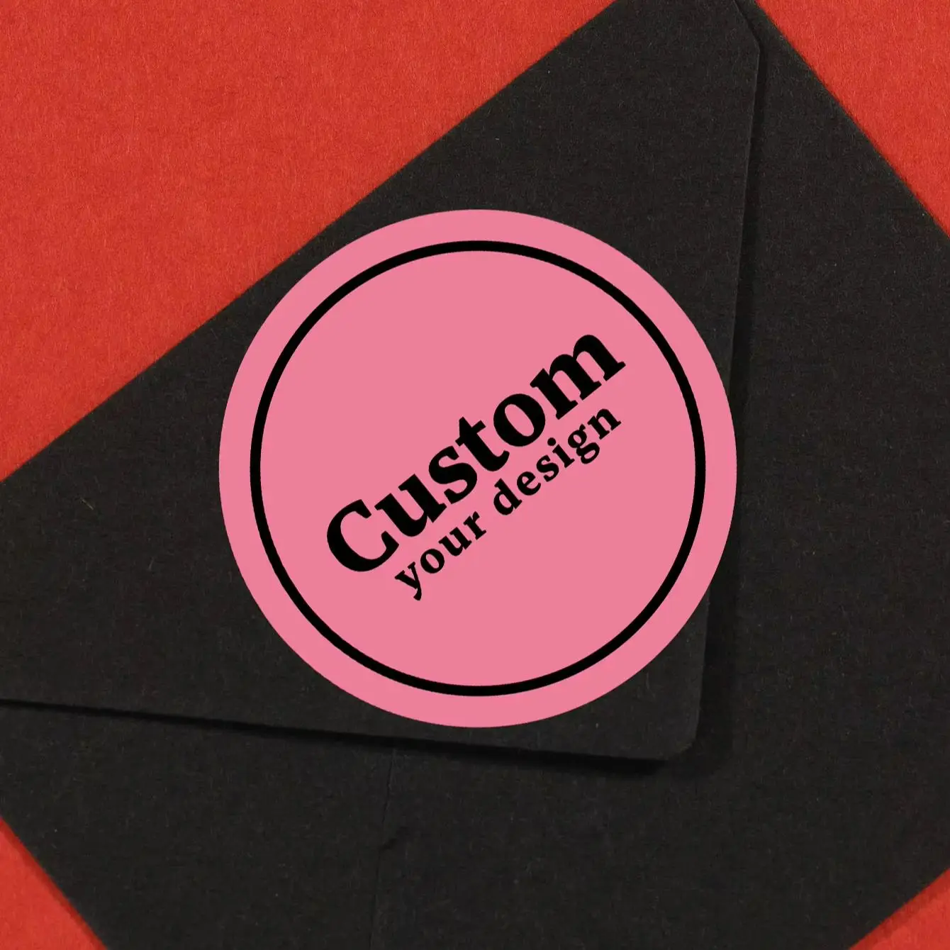1-180PCS Custom Round Waterproof Stickers with Personalized Text & Images for Lunch Boxes,Shoeboxes,Gift Tins&Candle Jars Labels