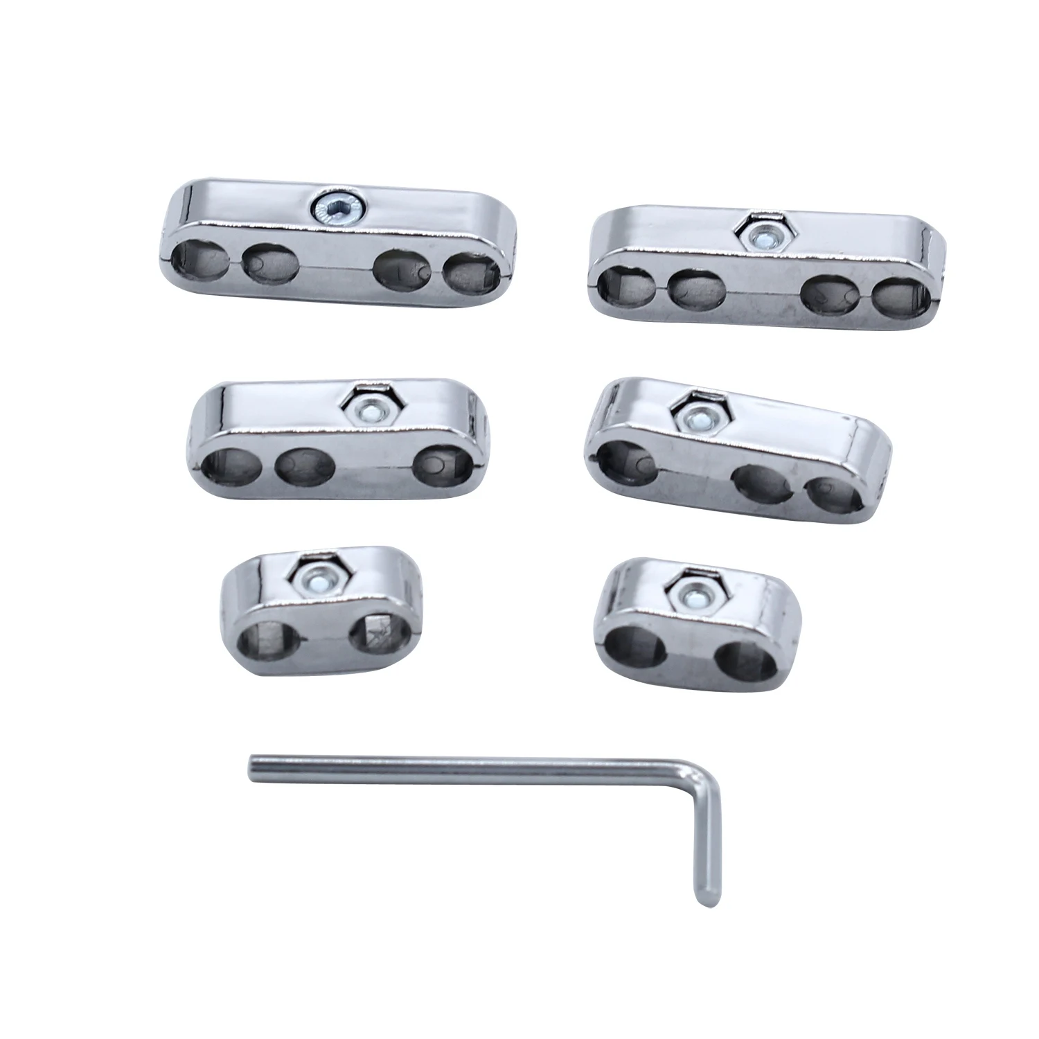 

7mm 8mm Chrome Spark Plug Wire Separators Looms Dividers for 9723
