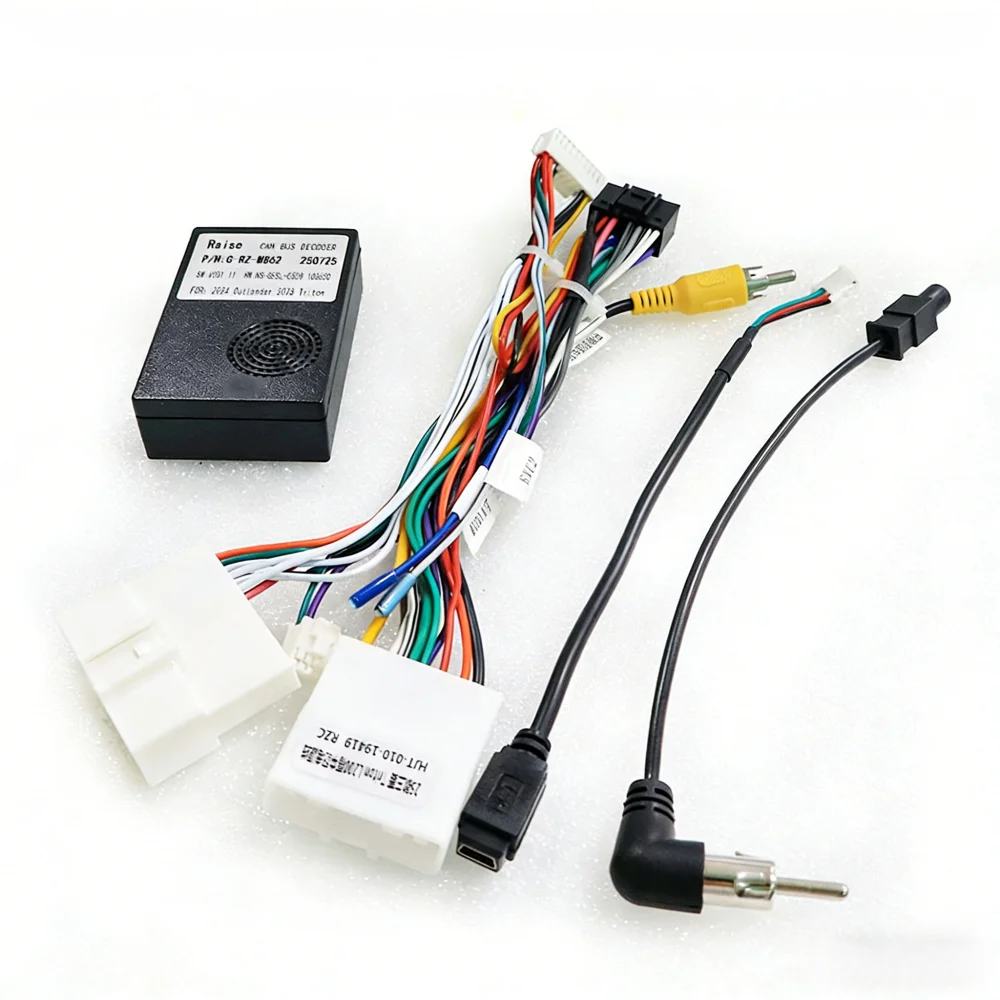 Canbus Box RZ-MB62 SWC Plug& Play Android Radio 16 Pin Power Cable For Mitsubishi Triton L200 2025 Radio Car 2 Din Player