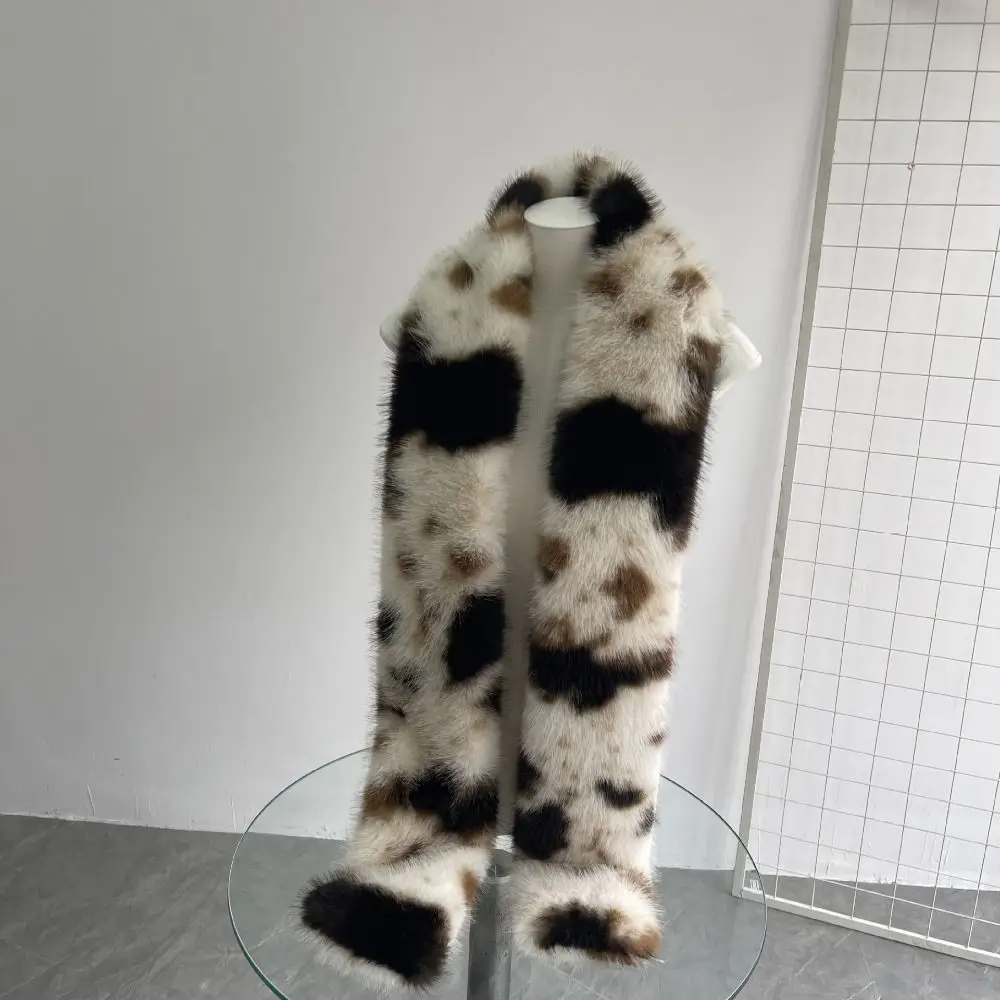Warm Thickened Scarf Soft Warm Lining Long Fur Scarf Lengthened Faux Fur Shawl Winter Scarf Winter Season