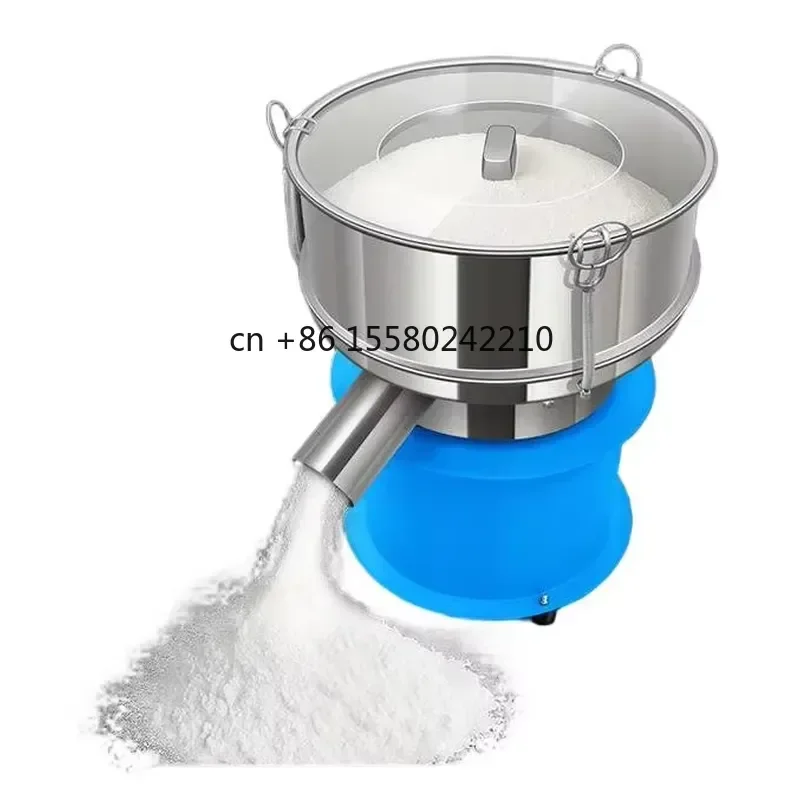 2026 hot 400mm Stainless Steel Electric Powder Sieve Small Vibrating Screening Machine for Flour Herbal Industrial Machinery