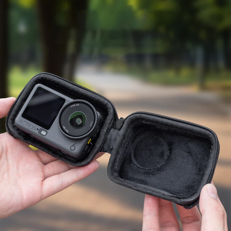 Carrying Case For DJI Osmo Action 6 Small Storage Bag PU Hard Travel Protector Case Protective Accessories