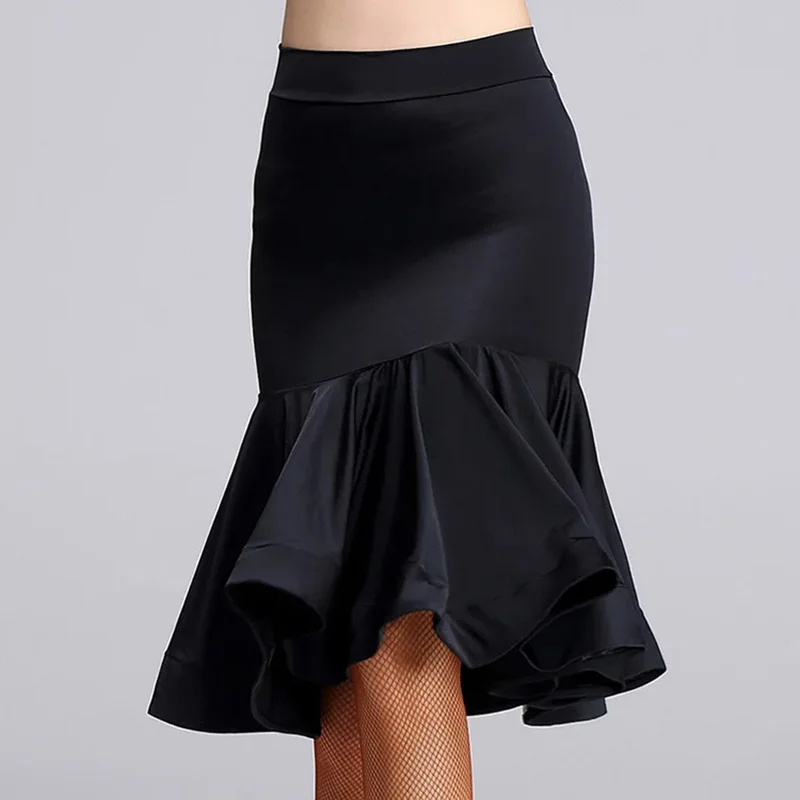 Sexy Vrouwen Latin Rok Volwassen Ballroom Salsa Tango Rumba ChaCha Zeemeermin rok Hoge Kwaliteit Latin Dans Slijtage Vrouw
