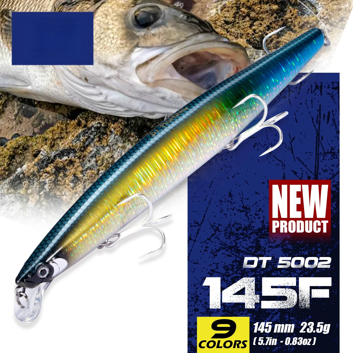 

Suspending Fishing Lure Assassin Minnow 145mm/23.5g 120mm19.5g Silent Wobbler Luminous Saltwater Crankbait of Snapper SeaBass