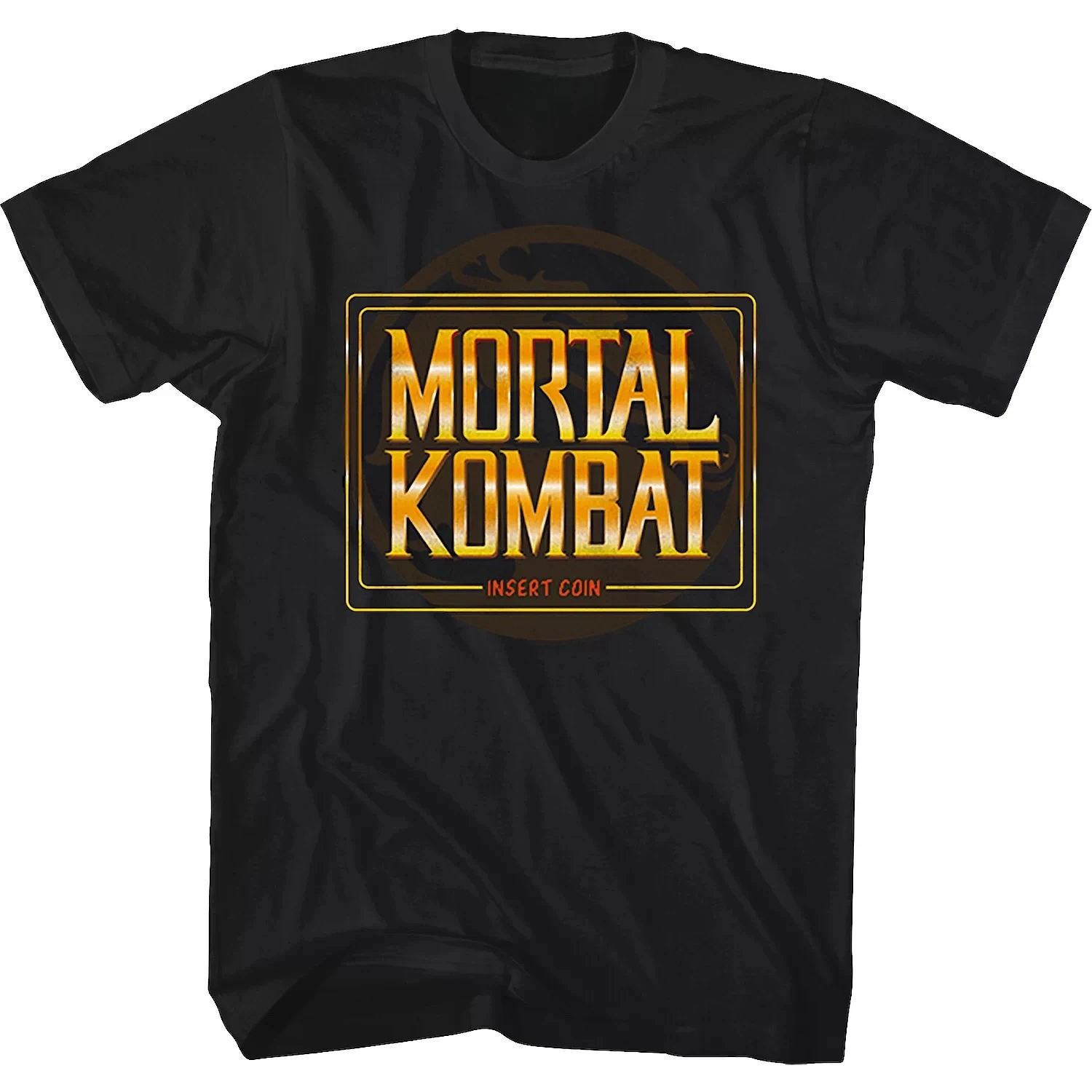 American Classics Mortal Kombat Klassic Insert Coin Logo Graphic T-Shirt Cotton Men Women Streetwear Tee
