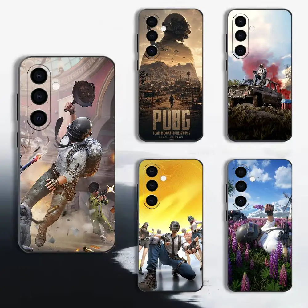 PUBG M-mobile-Battle Royale Game  Phone Case Black Soft Silicone TPU For Samsung A72,A51,A70,A71,A53,A52,A73