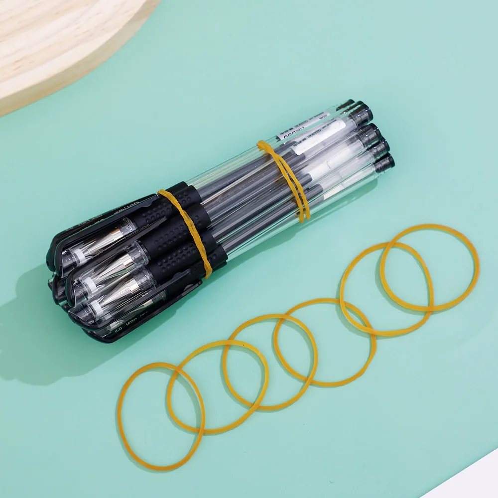 38 مللي متر 150/1500p أصفر/أبيض/أسود قوي قابل للتعديل مطاطا حلقة مطاطية طالب اللوازم المكتبية القرطاسية شريط مطاطي بقرة الفرقة #5