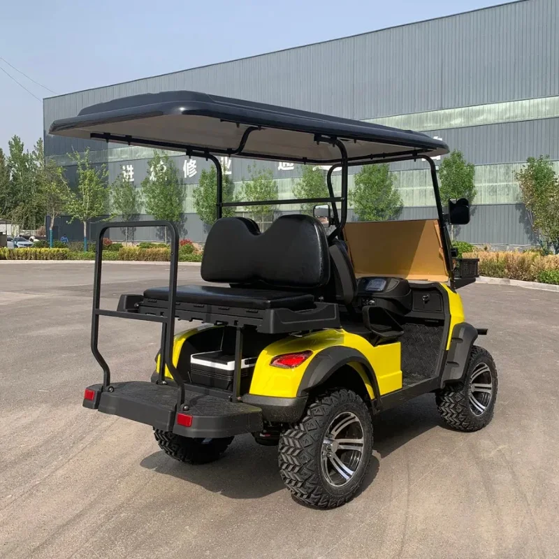 2024 New 4000W/5000W New Energy Golf Car 60V/72V Lithium Battery 4 Wheel 6 Seat Sightseeing Electric Golf Cart