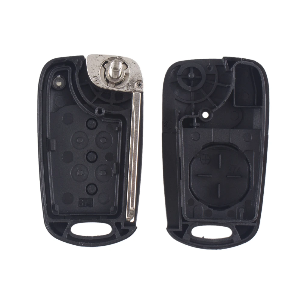 Keyyou para kia k2 k5 sorento sportage 2007 3 botão dobrável flip remoto caso chave do carro escudo lâmina esquerda