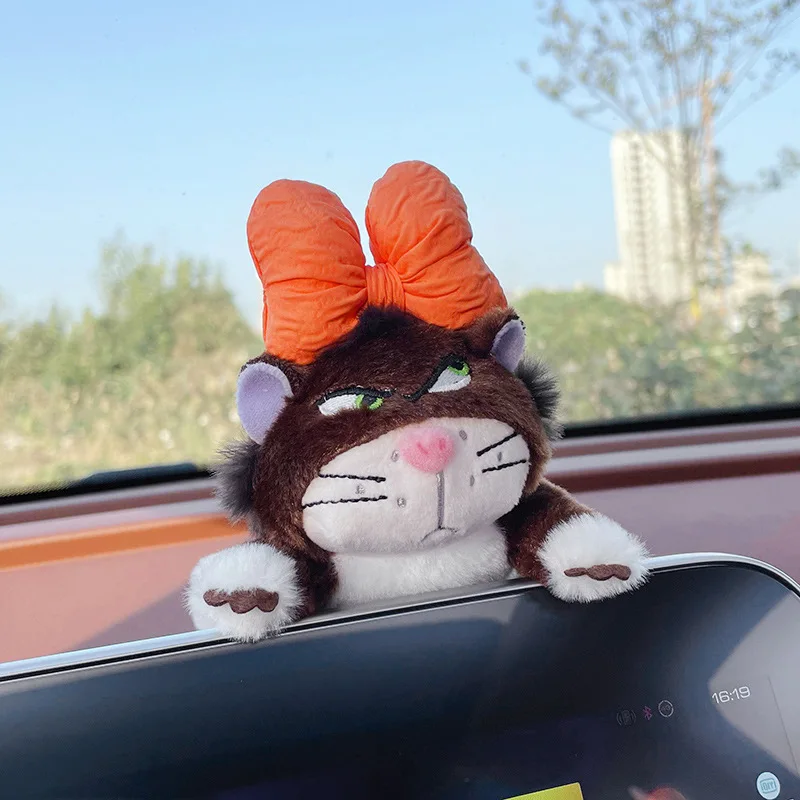 Nieuwe driekleurige autogordel schouderstuk schattige kat pop op een voertuig gemonteerde cartoon veiligheidsgordel decoratie universele auto-accessoires