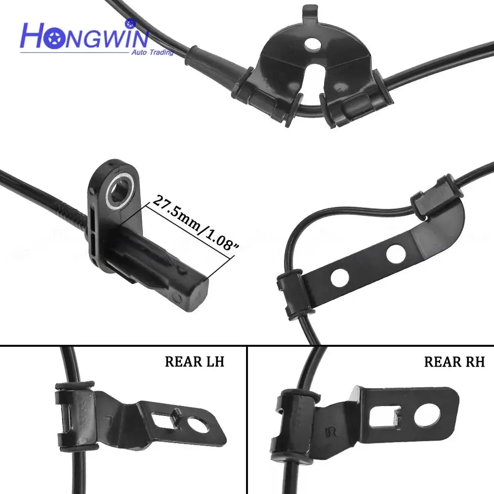 2WD Front Rear Right Left ABS Speed Sensor For Hyundai Tucson IX35 2010-2017 956702Z300 956712Z300 956802Z500 956812Z500