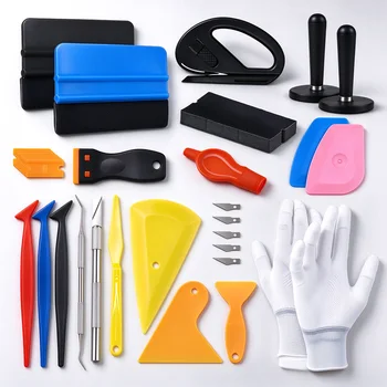 Vinyl Wrap Tool Kit for Car Window Tint Installation Micro Squeegee Corner Scraper Vinyl…