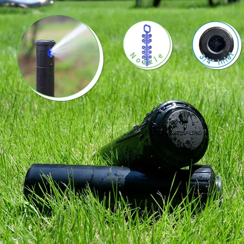 

Gear Driven Pop-Up Rotary Sprinkler 3/4 "Internal Thread Watering Pop-Up Sprinkler for Garden Irrigation System