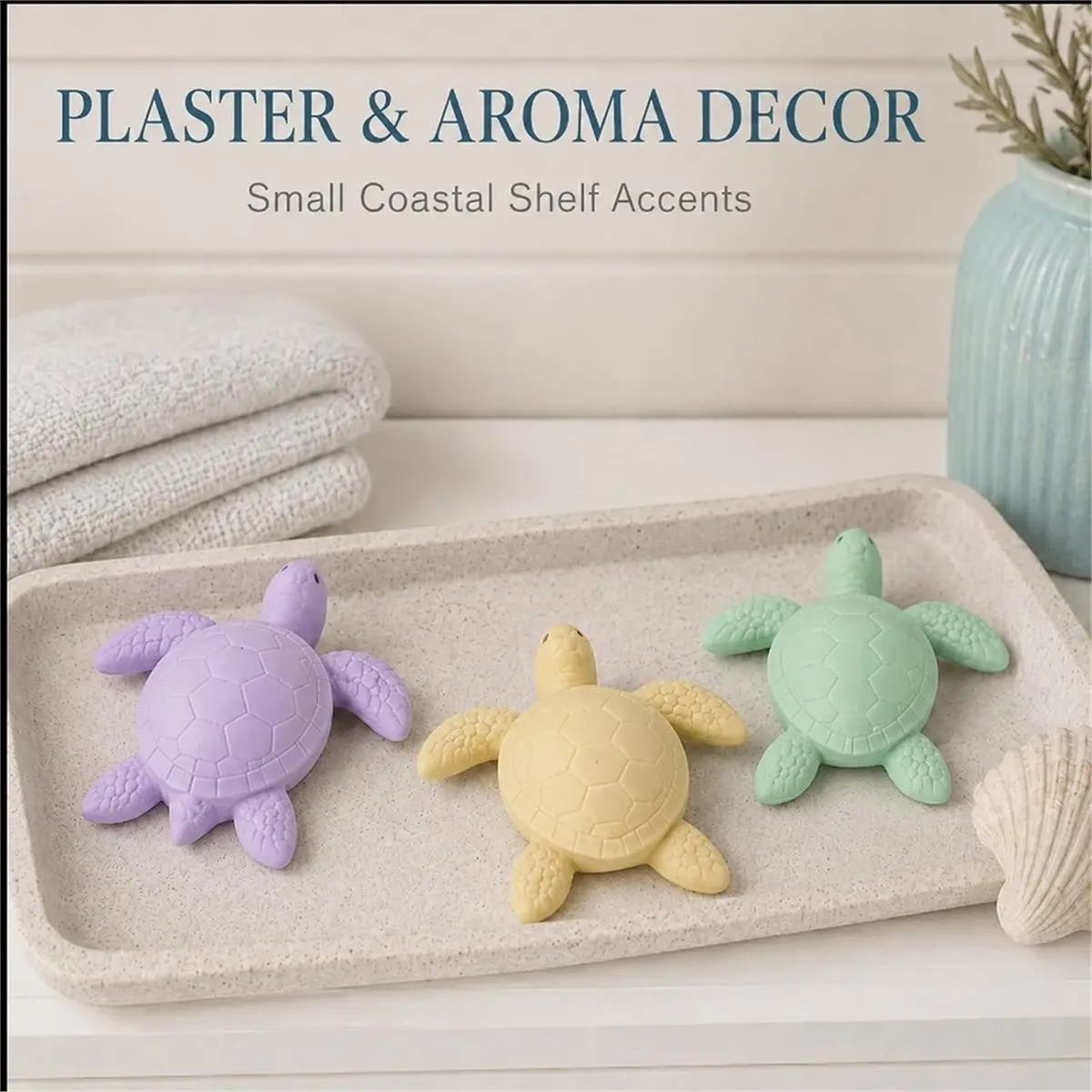 3D Sea Turtle Silicone Molds for Resin and Candle Crafts Three Sea Turtle Shapes for Epoxy Resin, Candle Wax