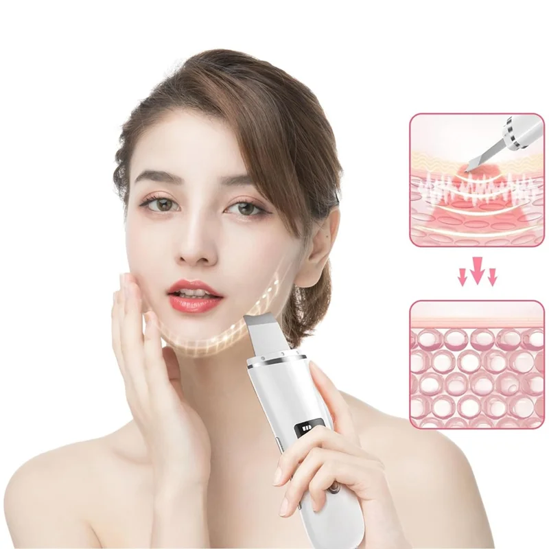 B25B Ultrasonic Facial Blackhead Resurfacing Machine, Beauty Cleansing Instrument, Ultrasonic Facial Blackhead Machine