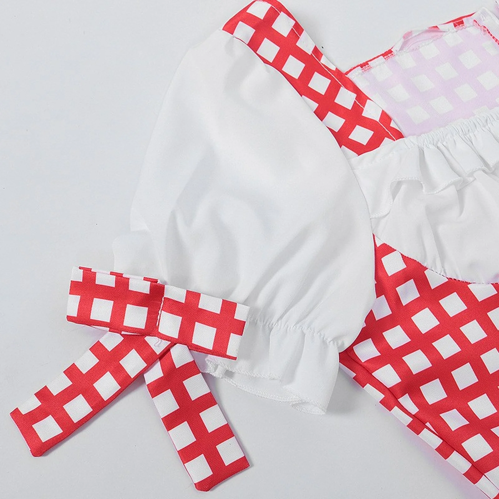 زي مهرجان البيرة زي الأداء النسائي البافاري فستان برقبة مربعة مطبوع برقبة مربعة فستان فيستدوس دي فيرانو بارا موخير نسائي نسائي #2