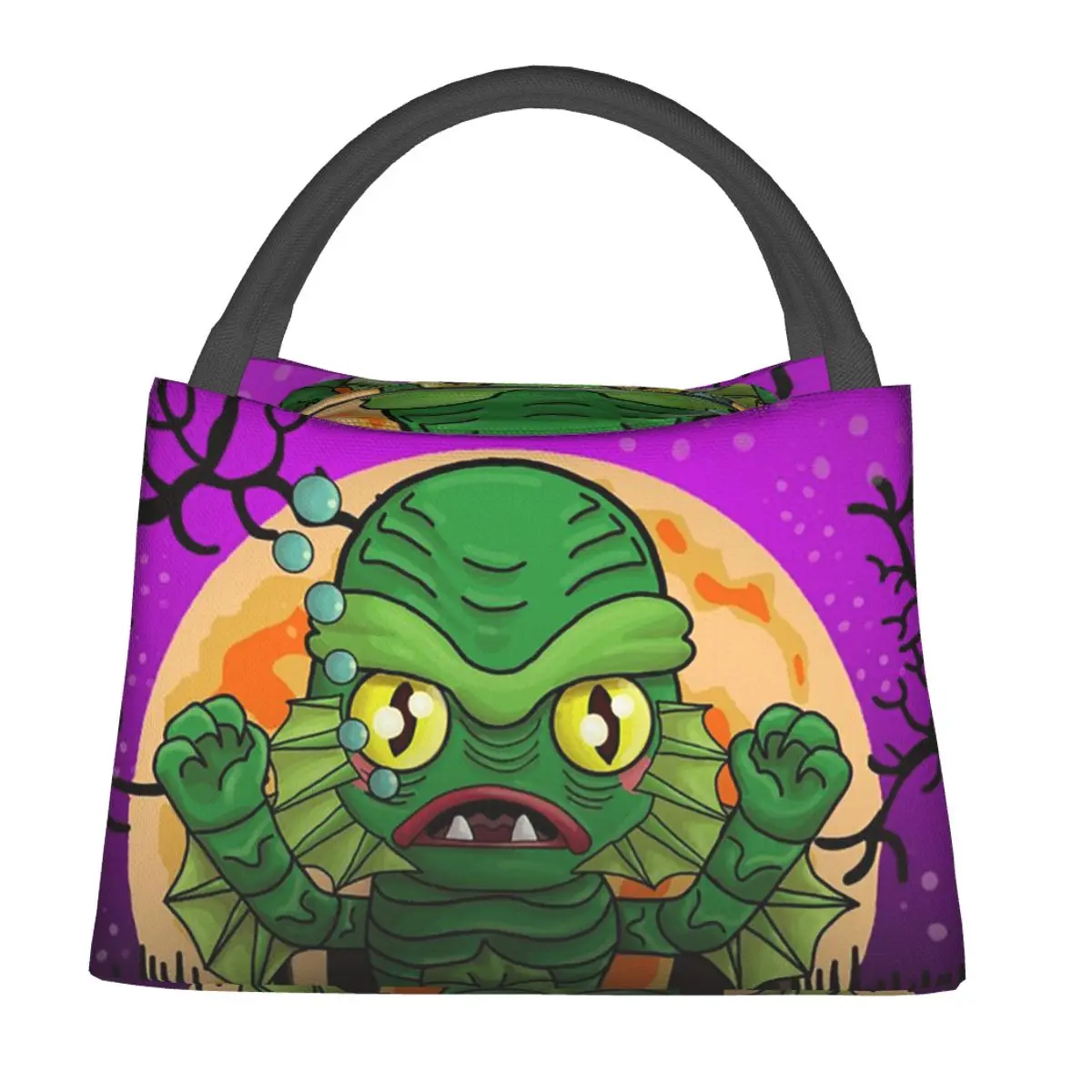 Creature From The Black Lagoon Lunch Bags Insulated Bento Box Lunch Tote Picnic Bags Cooler Thermal Bag for Woman Girl Office