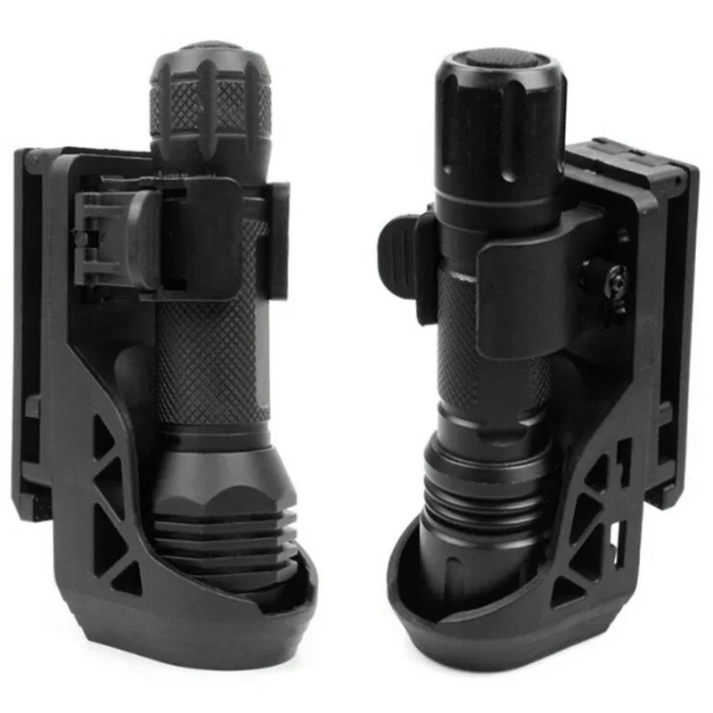 

Tactical Flashlight Holster with Lever Side Lock System set General torch set ° rotating plastic torch set quick unplug