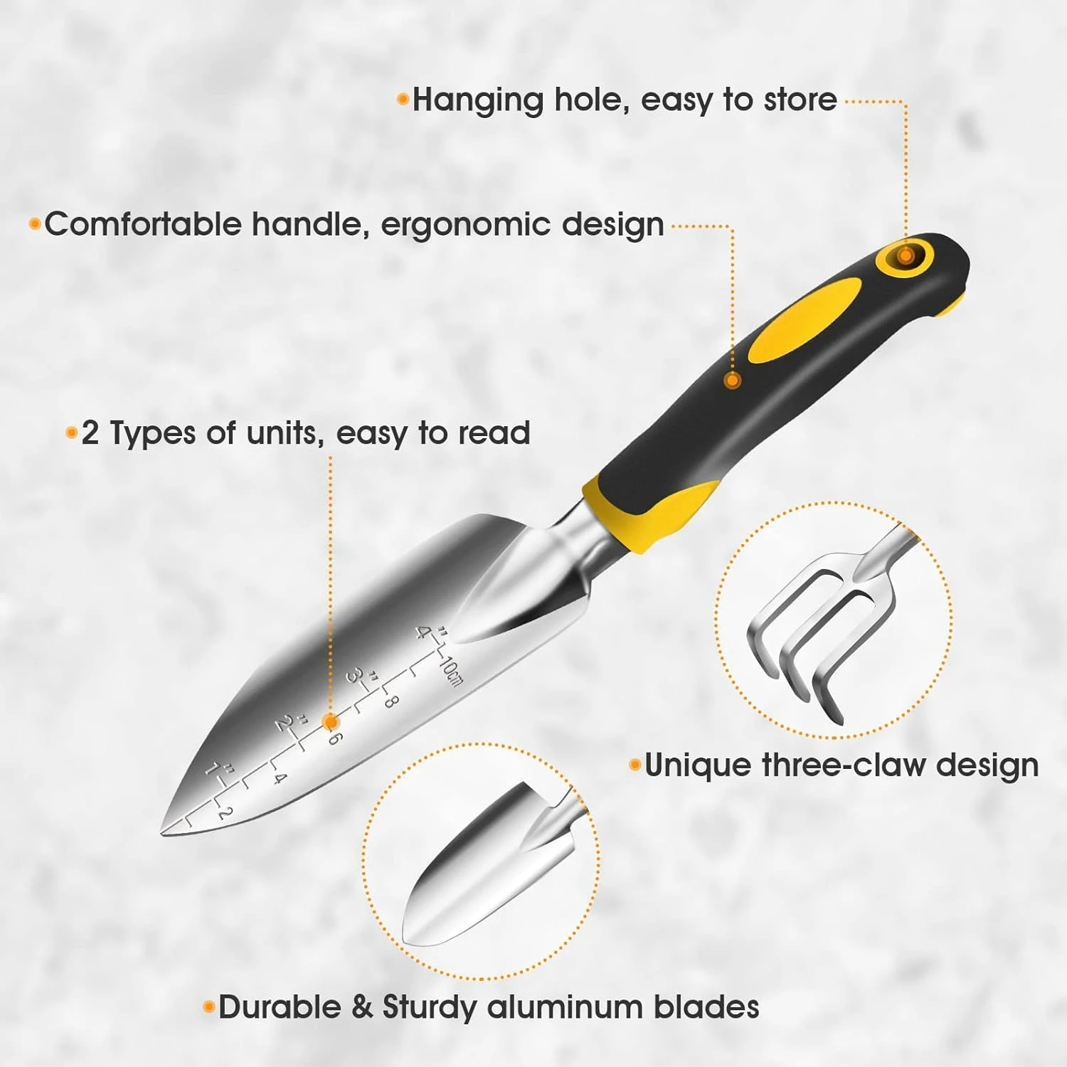 gardener! Discover the precision and durability of this top-rated, ergonomic garden hand trowel, suitable for all your planting,