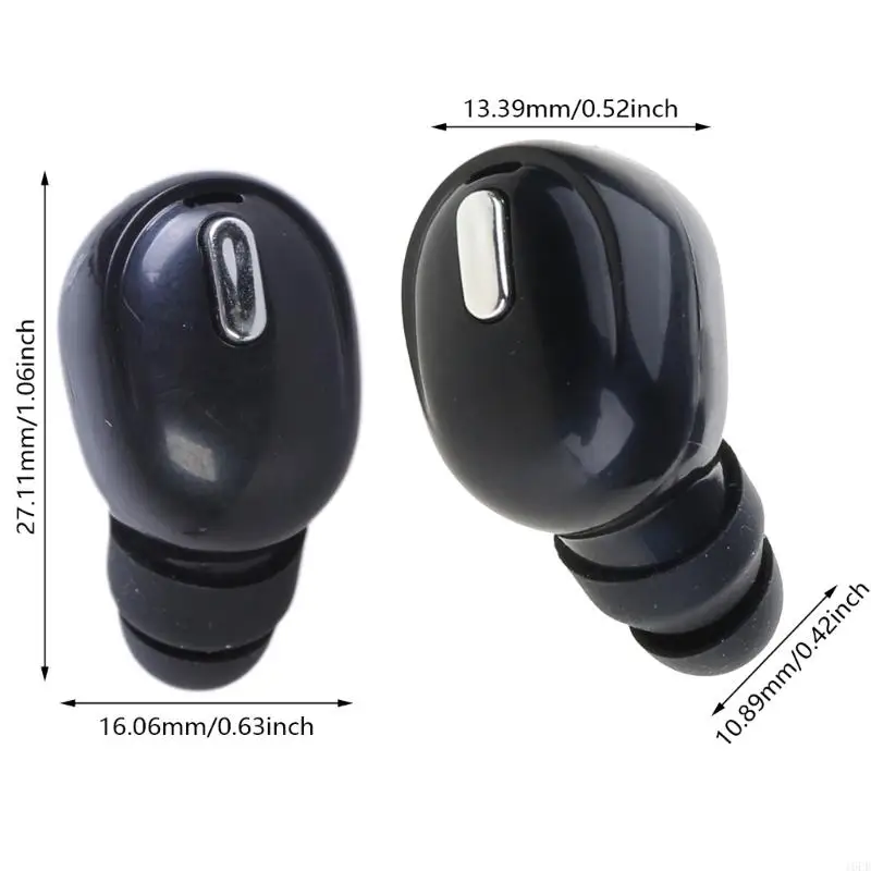 Earbud 16 fd ergonómico Single BT5.2, auricular invisible para sueño cómodo